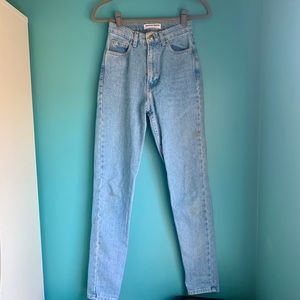 Light blue mom jeans